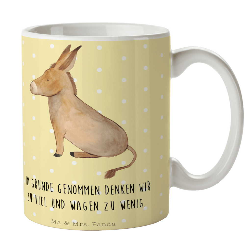 Tasse Esel Esel, Weisheit, Lebensmut, Lebensglück, Ziel, Lebensziel, Mut, erfolg, tapferkeit, positive gedanken, zuversicht Becher, Kaffeetasse, Kaffeebecher, Tee, Frühstück, Büro  süße Tiermotive, gute Laune, lustige Sprüche, Tiere