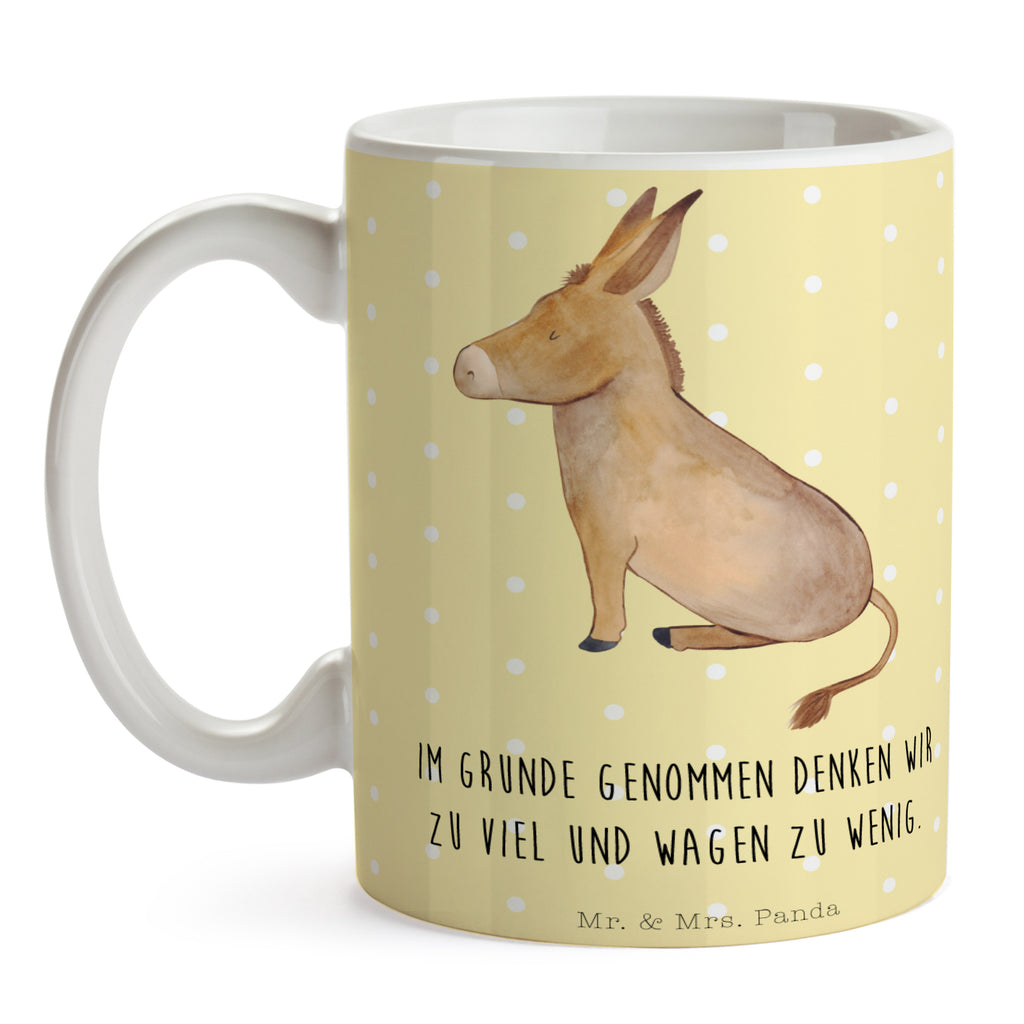 Tasse Esel Esel, Weisheit, Lebensmut, Lebensglück, Ziel, Lebensziel, Mut, erfolg, tapferkeit, positive gedanken, zuversicht Becher, Kaffeetasse, Kaffeebecher, Tee, Frühstück, Büro  süße Tiermotive, gute Laune, lustige Sprüche, Tiere