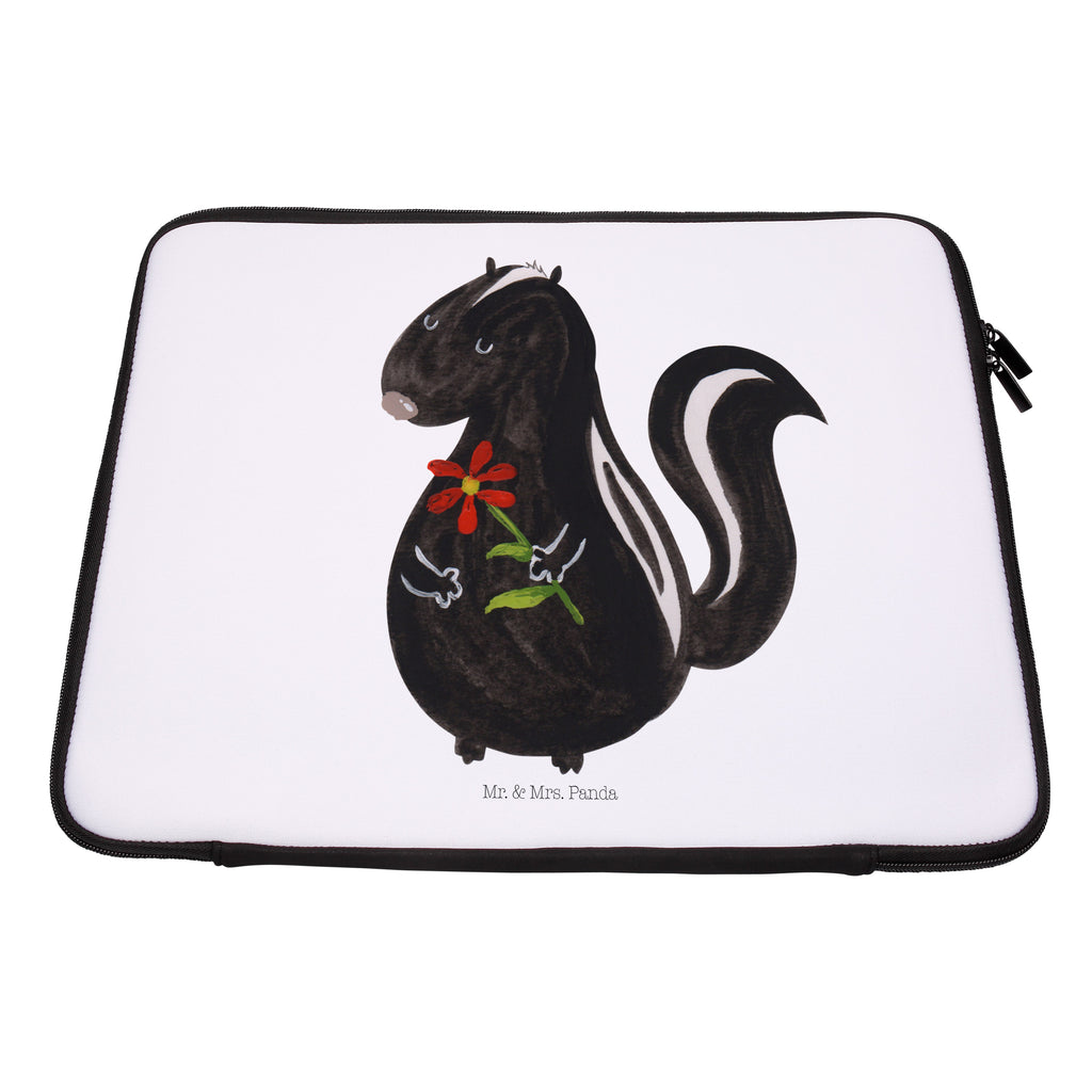 27 x 36 Notebook Tasche  Stinktier Blume Notebook Tasche, Laptop, Computertasche, Tasche, Damen, Schutzhülle, Stinktier, Skunk, Wildtier, Raubtier, Stinker, Stinki, Tagträumer, verträumt, Dreams, Träume
