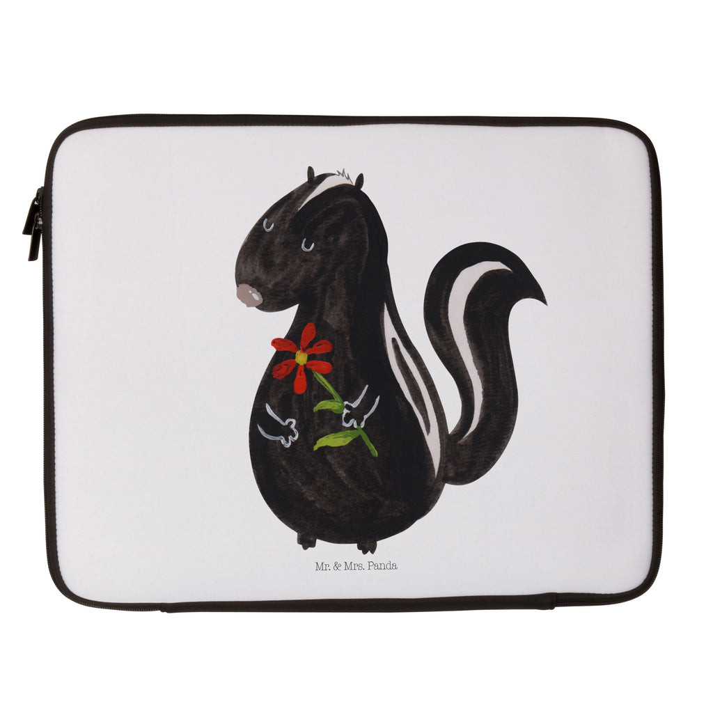 27 x 36 Notebook Tasche  Stinktier Blume Notebook Tasche, Laptop, Computertasche, Tasche, Damen, Schutzhülle, Stinktier, Skunk, Wildtier, Raubtier, Stinker, Stinki, Tagträumer, verträumt, Dreams, Träume
