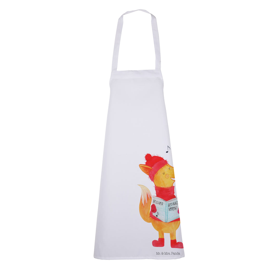 Kochschürze Fuchs Sänger Schürze, Backschürze, Küchenschürze, Grillschürze, Latzschürze, Winter, Weihnachten, Weihnachtsdeko, Nikolaus, Advent, Heiligabend, Wintermotiv, Fuchs, Füchse, Sänger, Geschenk Sänger, Singen, Weihnachtslieder