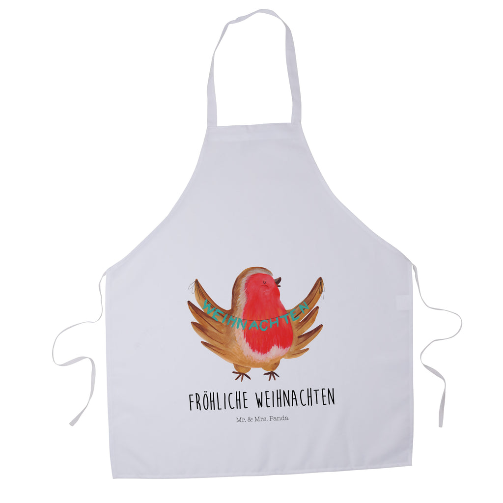 Kochschürze Rotkehlchen Weihnachten Schürze, Backschürze, Küchenschürze, Grillschürze, Latzschürze, Winter, Weihnachten, Weihnachtsdeko, Nikolaus, Advent, Heiligabend, Wintermotiv, Frohe Weihnachten, Weihnachtsmotiv, Weihnachtsgruß, Vogel, xmas