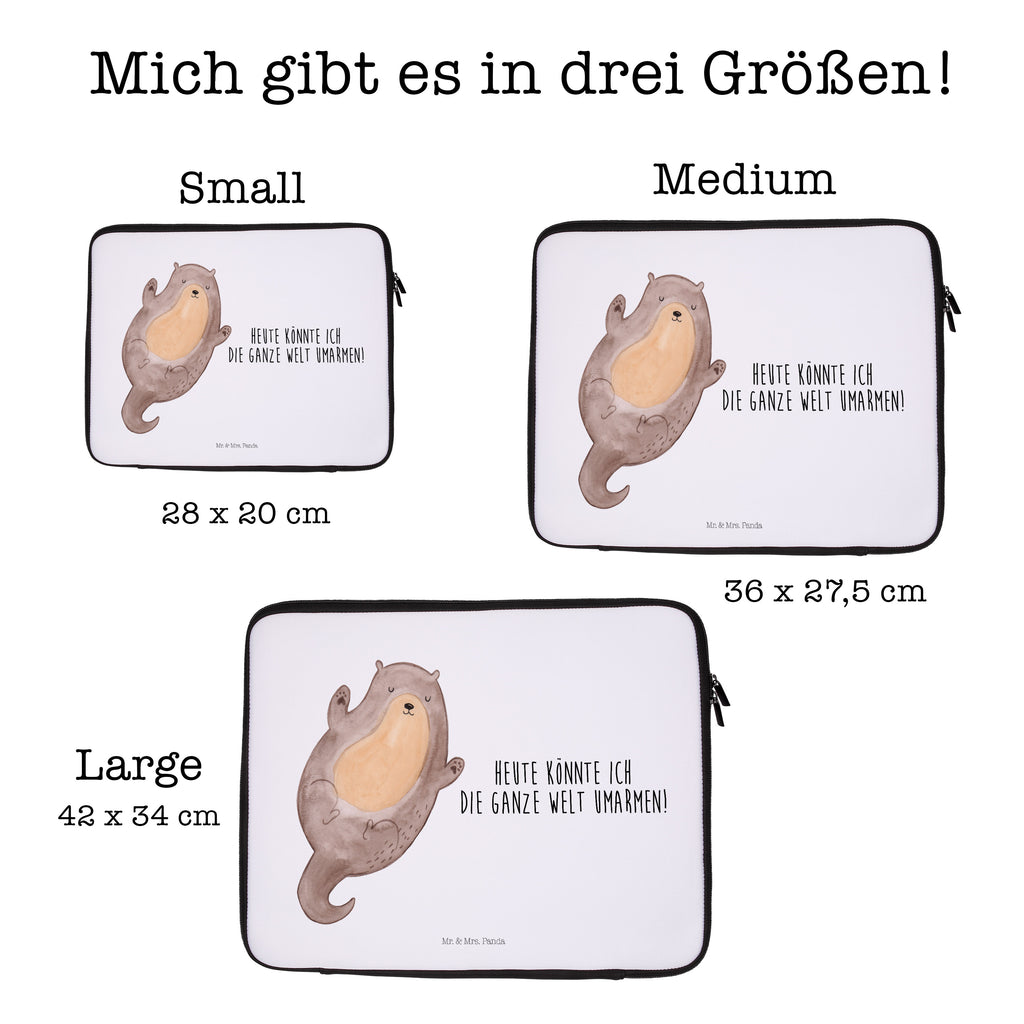 33 x 42 Notebook Tasche Otter Umarmen Notebook Tasche, Laptop, Computertasche, Tasche, Schutzhülle, Otter, Fischotter, Seeotter, Otter Seeotter See Otter