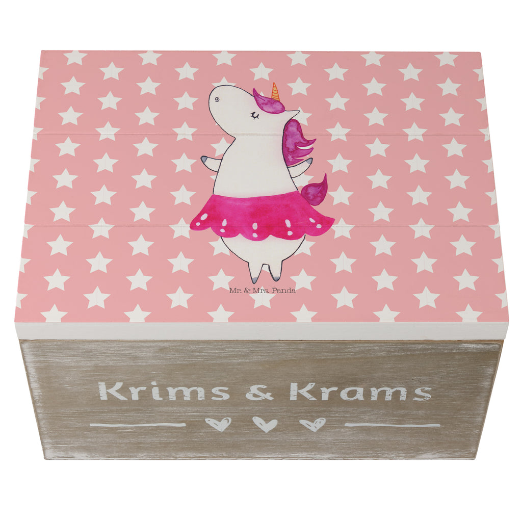Holzkiste Einhorn Ballerina Holzkiste, Kiste, Schatzkiste, Truhe, Schatulle, XXL, Erinnerungsbox, Erinnerungskiste, Dekokiste, Aufbewahrungsbox, Einhorn, Einhörner, Einhorn Deko, Pegasus, Unicorn, Tanzen, Ballerina, Party, Wohnung, Spaß, Feiern, Geburtstag, Tänzerin, Lebenslust, Lebensfreude