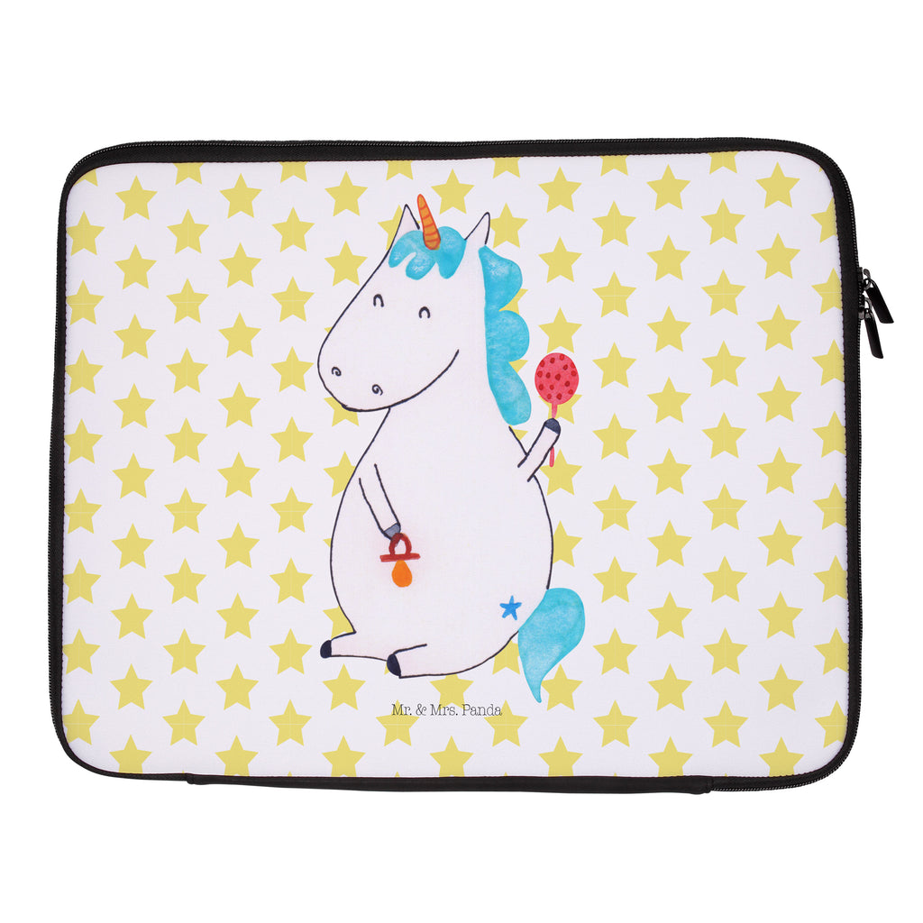 33 x 42 Notebook Tasche Einhorn Baby Notebook Tasche, Laptop, Computertasche, Tasche, Schutzhülle, Einhorn, Einhörner, Einhorn Deko, Pegasus, Unicorn, Mutter, Geburt, Geburtstag, erstes Kind, Baby, Babyglück, Nachwuchs, Eltern, Party, Kind, Schnuller