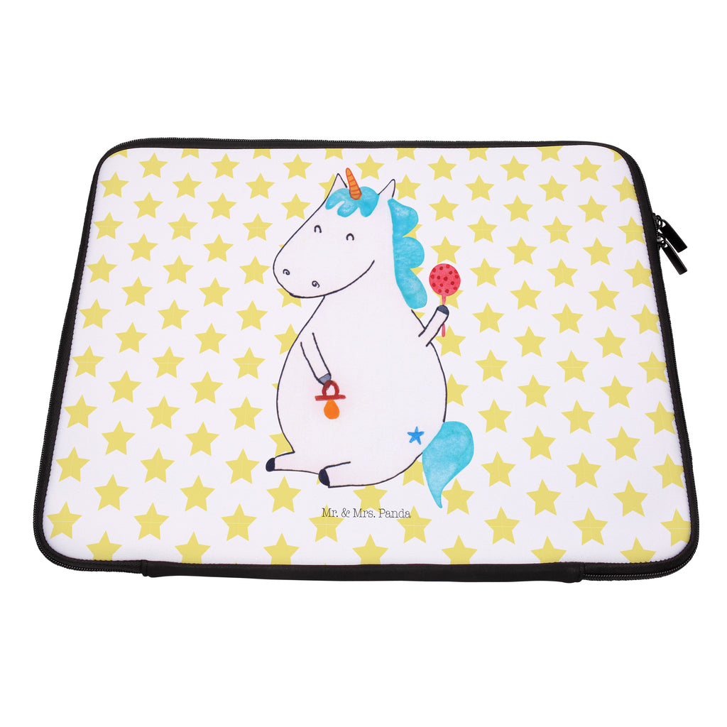 33 x 42 Notebook Tasche Einhorn Baby Notebook Tasche, Laptop, Computertasche, Tasche, Schutzhülle, Einhorn, Einhörner, Einhorn Deko, Pegasus, Unicorn, Mutter, Geburt, Geburtstag, erstes Kind, Baby, Babyglück, Nachwuchs, Eltern, Party, Kind, Schnuller