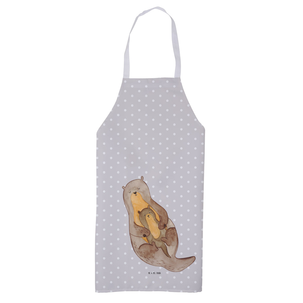 Kochschürze Otter mit Kind Schürze, Backschürze, Küchenschürze, Grillschürze, Latzschürze, Otter, Fischotter, Seeotter, Otter Seeotter See Otter