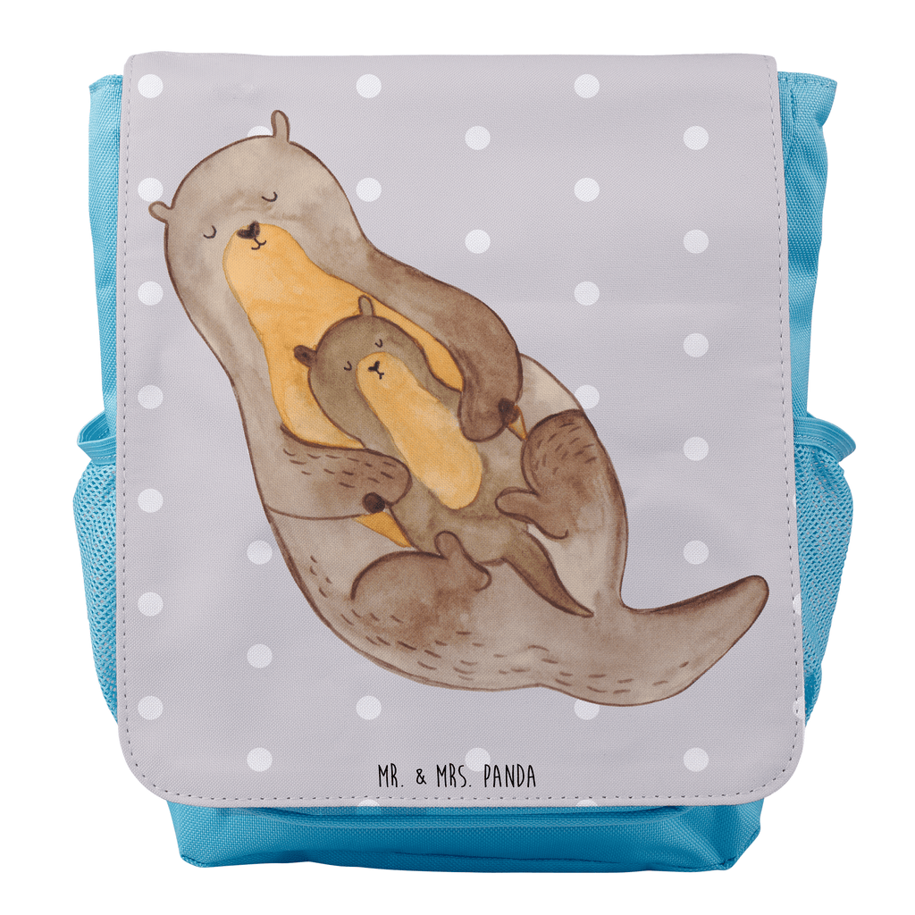 Kinderrucksack Otter mit Kind Kids, Rucksack, Kinderrucksack, Kinder Rucksack, Rucksack Kindergröße, Kleiner Rucksack, Otter, Fischotter, Seeotter, Otter Seeotter See Otter