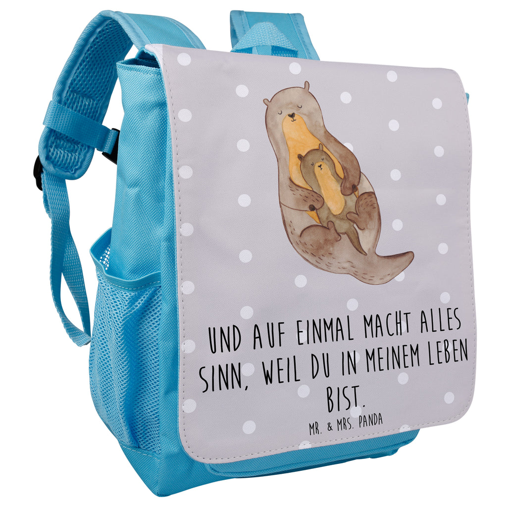 Kinderrucksack Otter mit Kind Kids, Rucksack, Kinderrucksack, Kinder Rucksack, Rucksack Kindergröße, Kleiner Rucksack, Otter, Fischotter, Seeotter, Otter Seeotter See Otter