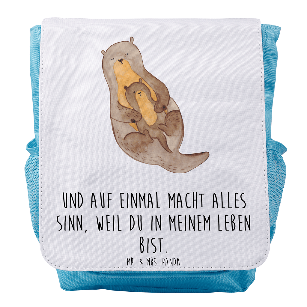 Kinderrucksack Otter mit Kind Kids, Rucksack, Kinderrucksack, Kinder Rucksack, Rucksack Kindergröße, Kleiner Rucksack, Otter, Fischotter, Seeotter, Otter Seeotter See Otter