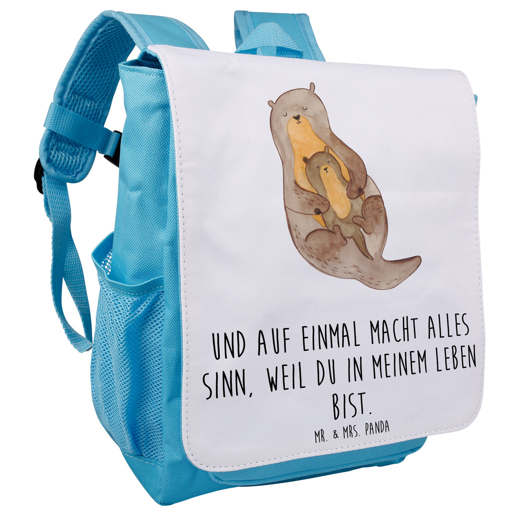 Kinderrucksack Otter mit Kind Kids, Rucksack, Kinderrucksack, Kinder Rucksack, Rucksack Kindergröße, Kleiner Rucksack, Otter, Fischotter, Seeotter, Otter Seeotter See Otter