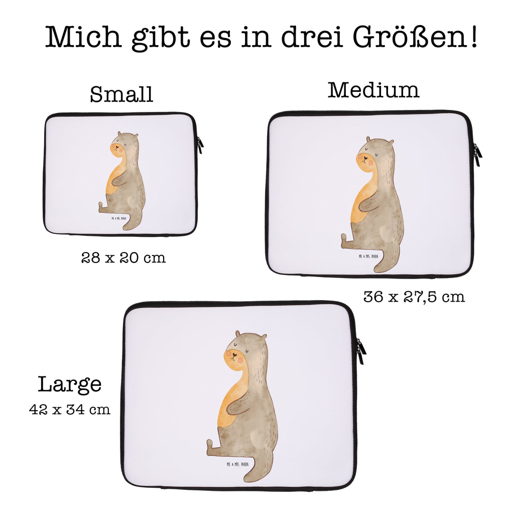 27 x 36 Notebook Tasche  Otter Bauch Notebook Tasche, Laptop, Computertasche, Tasche, Damen, Schutzhülle, Otter, Fischotter, Seeotter, Otter Seeotter See Otter
