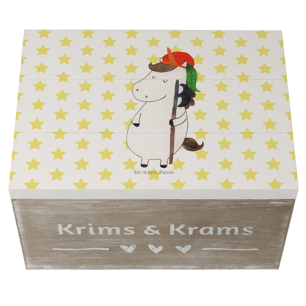 Holzkiste Einhorn Bube Holzkiste, Kiste, Schatzkiste, Truhe, Schatulle, XXL, Erinnerungsbox, Erinnerungskiste, Dekokiste, Aufbewahrungsbox, Einhorn, Einhörner, Einhorn Deko, Pegasus, Unicorn, Bube, Mittelalter