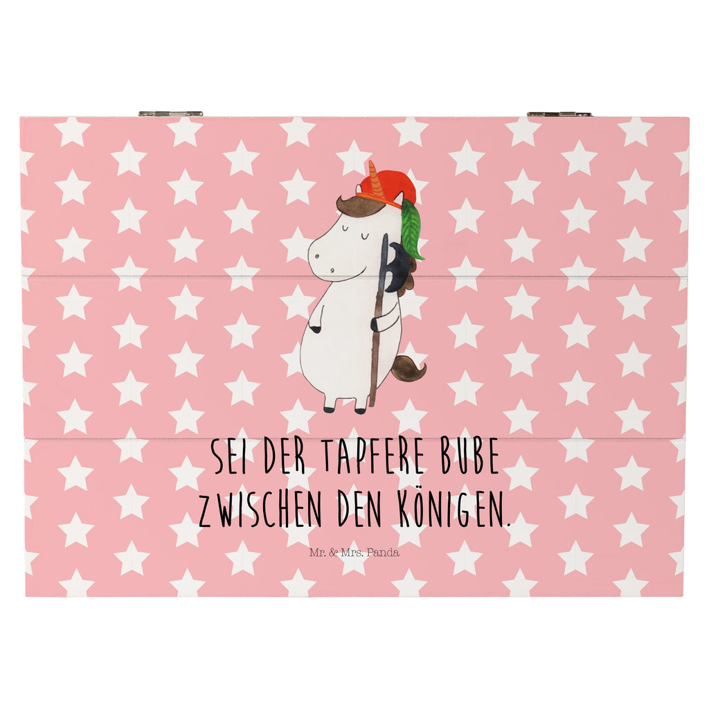 Holzkiste Einhorn Bube Holzkiste, Kiste, Schatzkiste, Truhe, Schatulle, XXL, Erinnerungsbox, Erinnerungskiste, Dekokiste, Aufbewahrungsbox, Einhorn, Einhörner, Einhorn Deko, Pegasus, Unicorn, Bube, Mittelalter