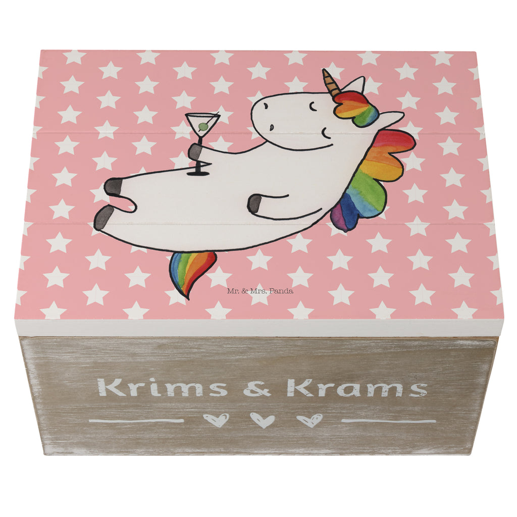 Holzkiste Einhorn Cocktail Holzkiste, Kiste, Schatzkiste, Truhe, Schatulle, XXL, Erinnerungsbox, Erinnerungskiste, Dekokiste, Aufbewahrungsbox, Einhorn, Einhörner, Einhorn Deko, Pegasus, Unicorn, Party, Spaß, Feiern, Caipirinha, Rum, Cuba Libre, Sekt, Freundin, Geburtstag, lustig, witzig, Spruch, Glitzer