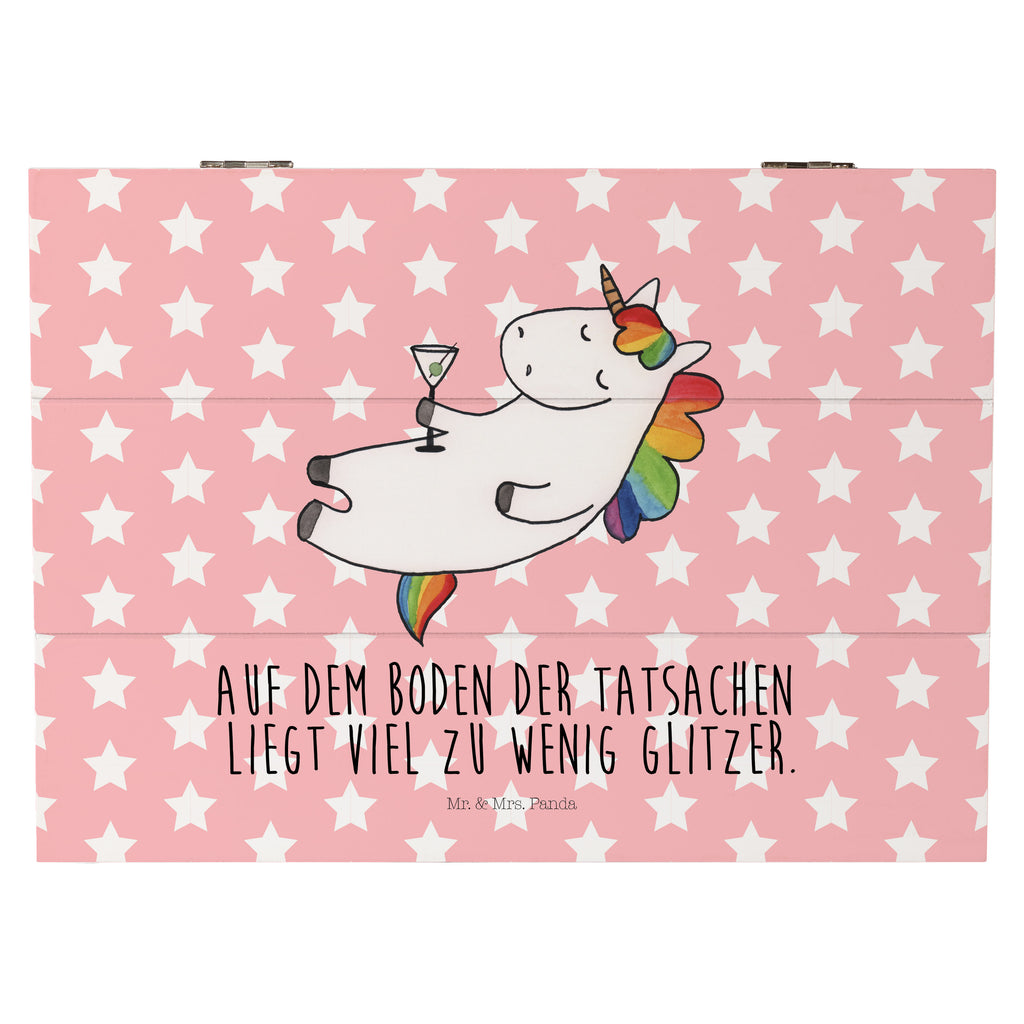 Holzkiste Einhorn Cocktail Holzkiste, Kiste, Schatzkiste, Truhe, Schatulle, XXL, Erinnerungsbox, Erinnerungskiste, Dekokiste, Aufbewahrungsbox, Einhorn, Einhörner, Einhorn Deko, Pegasus, Unicorn, Party, Spaß, Feiern, Caipirinha, Rum, Cuba Libre, Sekt, Freundin, Geburtstag, lustig, witzig, Spruch, Glitzer
