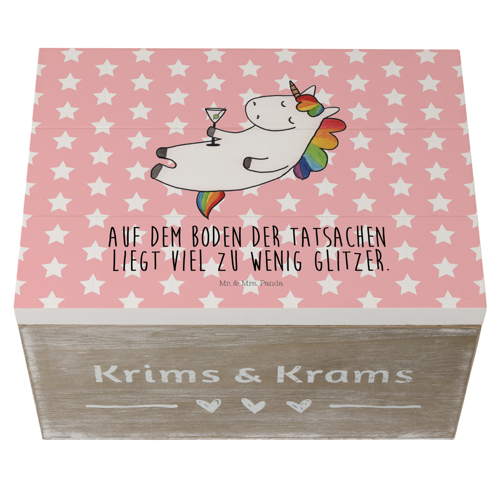 Holzkiste Einhorn Cocktail Holzkiste, Kiste, Schatzkiste, Truhe, Schatulle, XXL, Erinnerungsbox, Erinnerungskiste, Dekokiste, Aufbewahrungsbox, Einhorn, Einhörner, Einhorn Deko, Pegasus, Unicorn, Party, Spaß, Feiern, Caipirinha, Rum, Cuba Libre, Sekt, Freundin, Geburtstag, lustig, witzig, Spruch, Glitzer