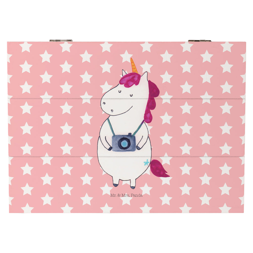 Holzkiste Einhorn Fotograf Holzkiste, Kiste, Schatzkiste, Truhe, Schatulle, XXL, Erinnerungsbox, Erinnerungskiste, Dekokiste, Aufbewahrungsbox, Einhorn, Einhörner, Einhorn Deko, Pegasus, Unicorn, Fotograf, Fotografie, Kamera, Reisen, Weltreise, Weltenbummler, Urlaub, Tourist, Kurztrip, Reise, Städtereise