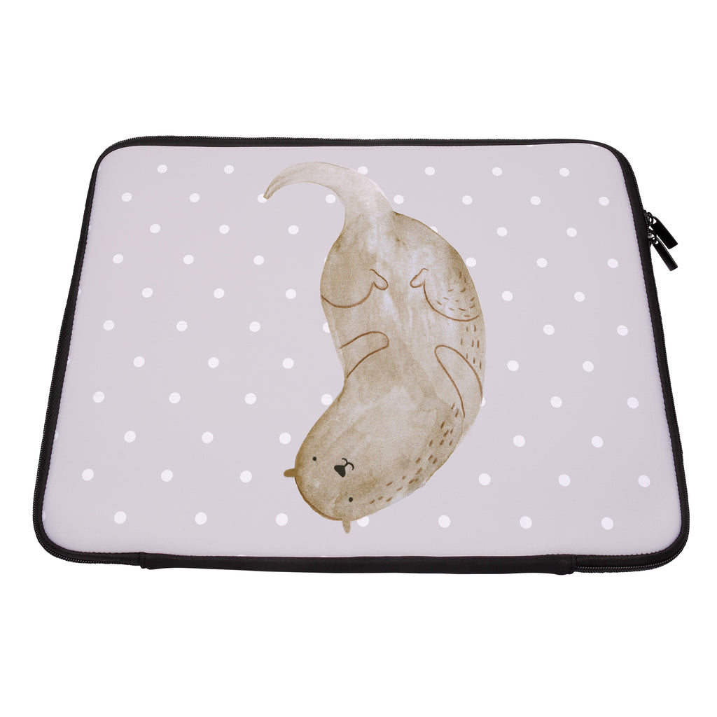 33 x 42 Notebook Tasche Otter kopfüber Notebook Tasche, Laptop, Computertasche, Tasche, Schutzhülle, Otter, Fischotter, Seeotter, Otter Seeotter See Otter