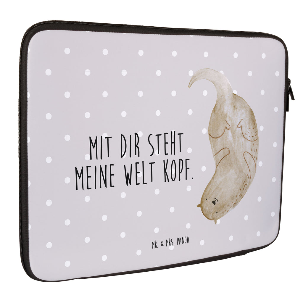 27 x 36 Notebook Tasche  Otter kopfüber Notebook Tasche, Laptop, Computertasche, Tasche, Damen, Schutzhülle, Otter, Fischotter, Seeotter, Otter Seeotter See Otter