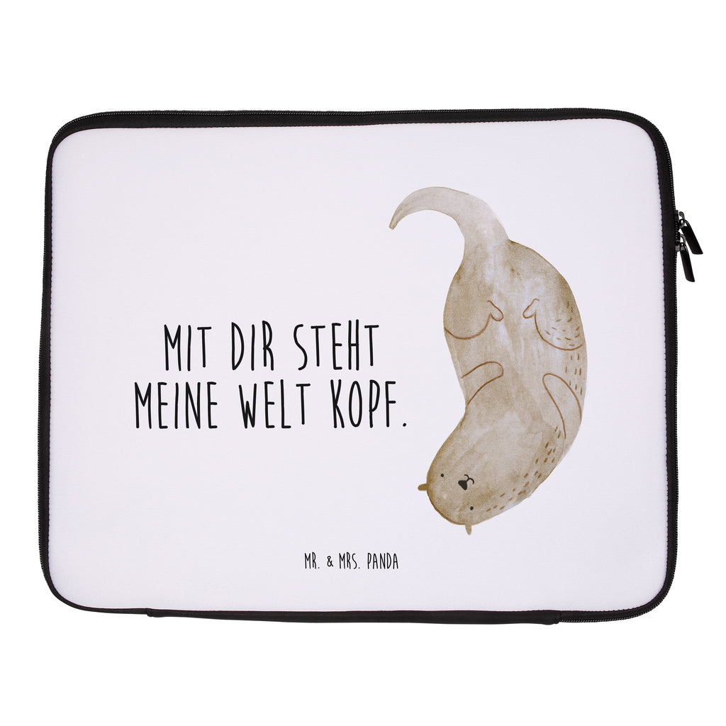 27 x 36 Notebook Tasche  Otter kopfüber Notebook Tasche, Laptop, Computertasche, Tasche, Damen, Schutzhülle, Otter, Fischotter, Seeotter, Otter Seeotter See Otter