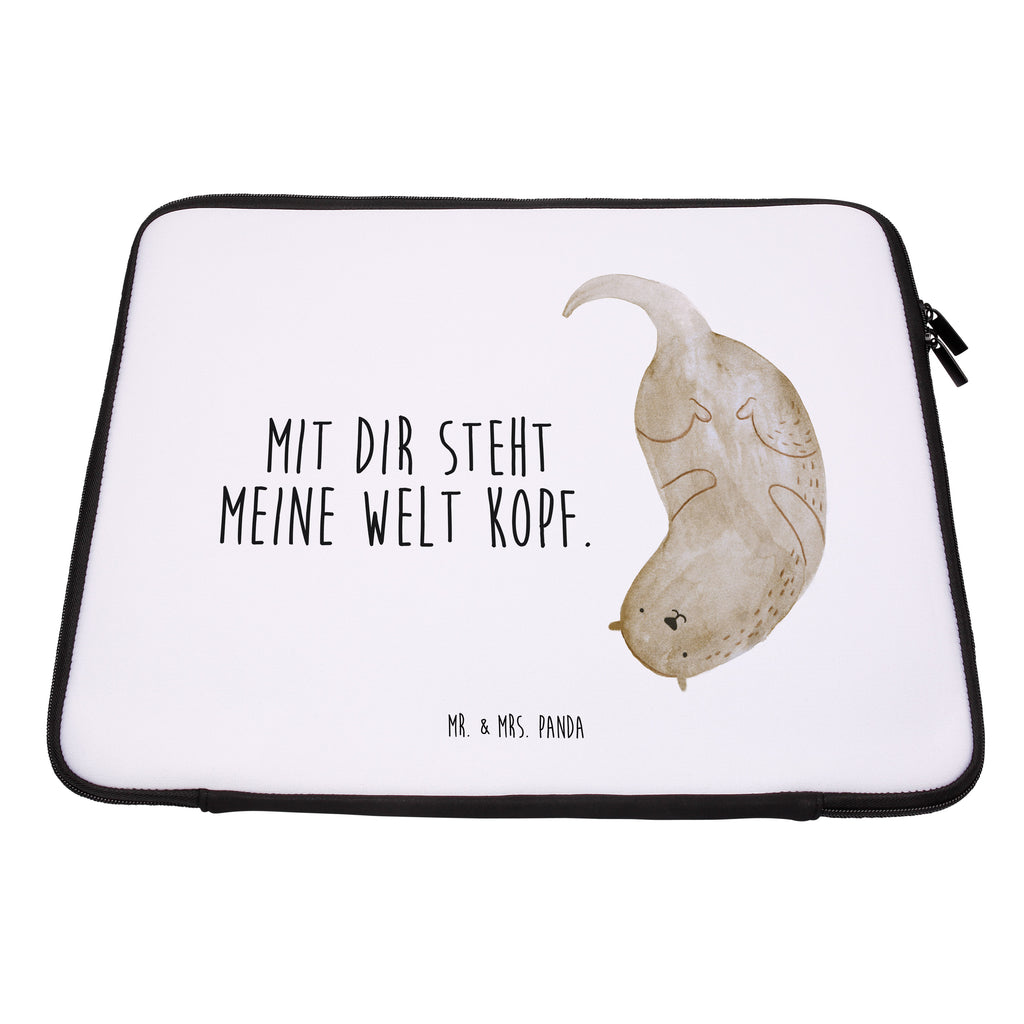 27 x 36 Notebook Tasche  Otter kopfüber Notebook Tasche, Laptop, Computertasche, Tasche, Damen, Schutzhülle, Otter, Fischotter, Seeotter, Otter Seeotter See Otter