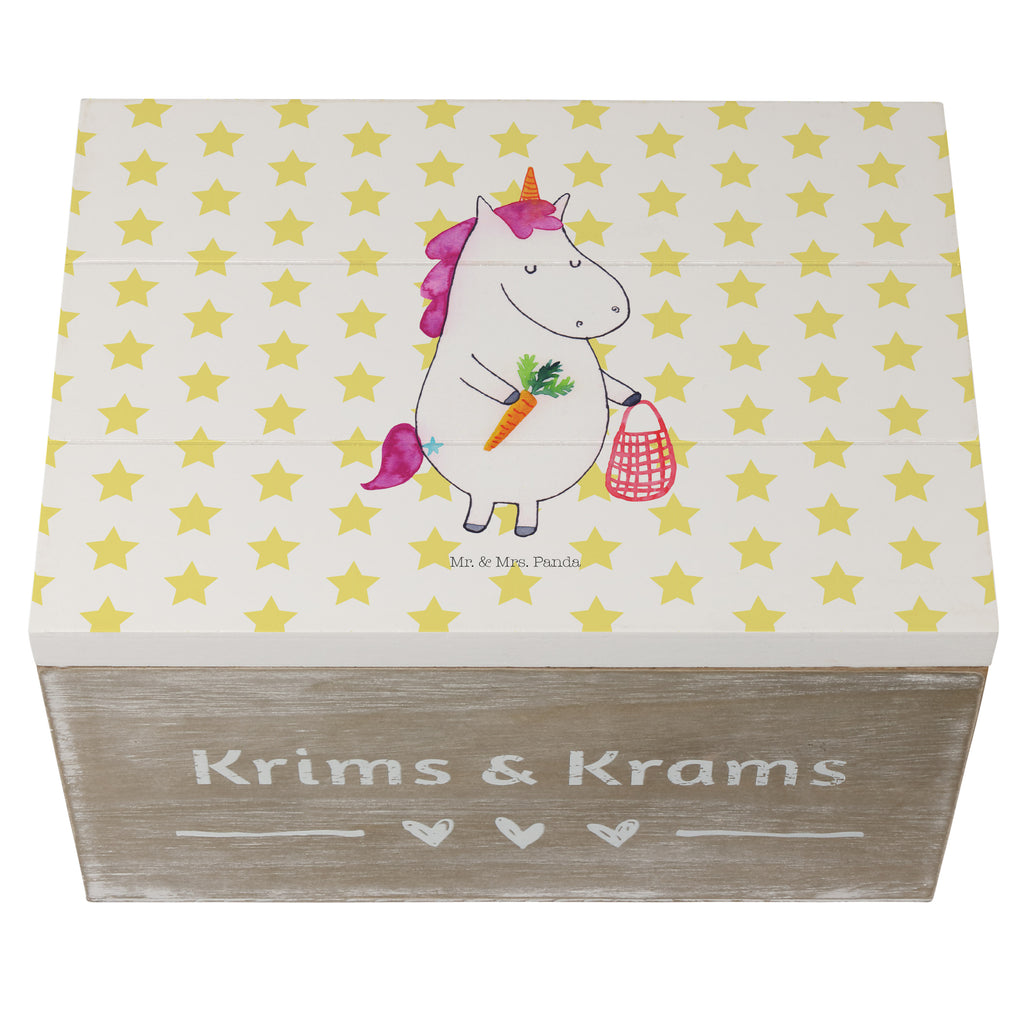 Holzkiste Einhorn Gemüse Holzkiste, Kiste, Schatzkiste, Truhe, Schatulle, XXL, Erinnerungsbox, Erinnerungskiste, Dekokiste, Aufbewahrungsbox, Einhorn, Einhörner, Einhorn Deko, Pegasus, Unicorn, Biomarkt, Bio, Gemüse, Wochenmarkt