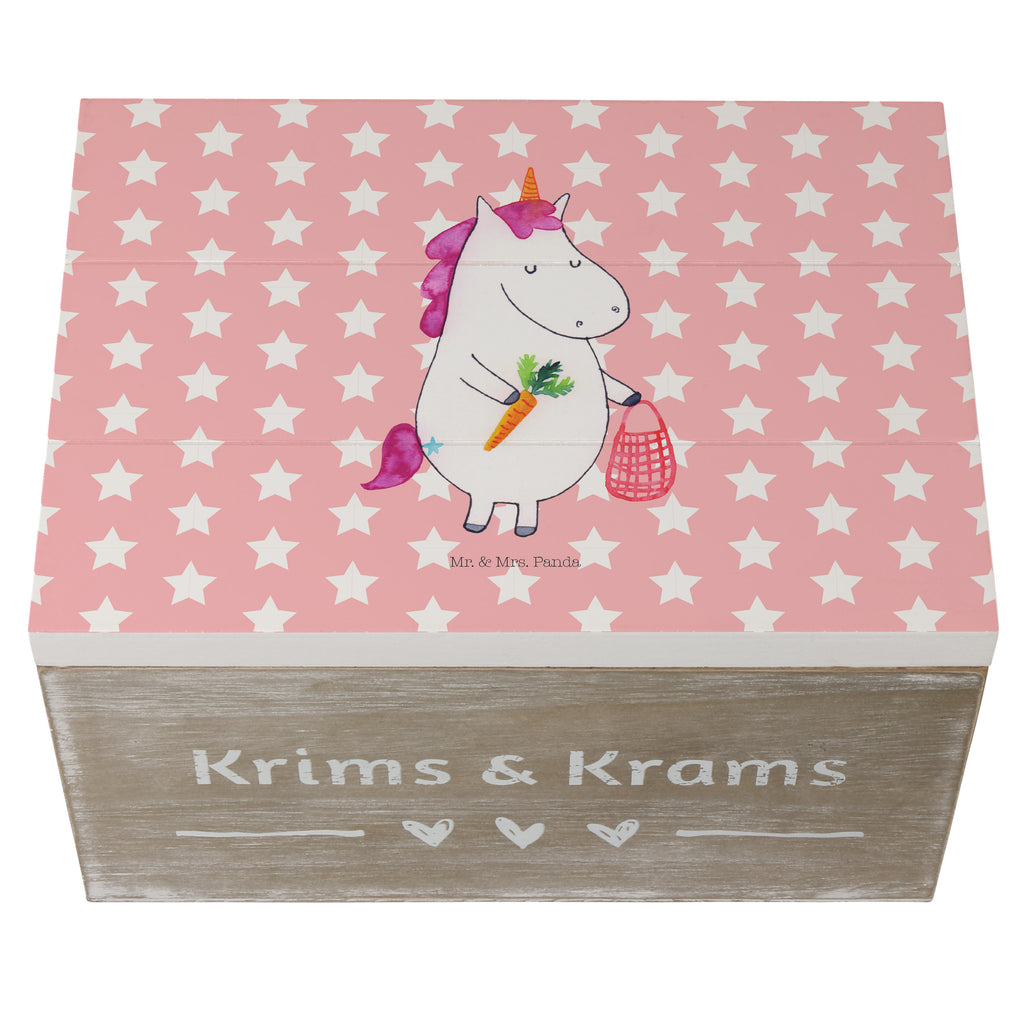 Holzkiste Einhorn Gemüse Holzkiste, Kiste, Schatzkiste, Truhe, Schatulle, XXL, Erinnerungsbox, Erinnerungskiste, Dekokiste, Aufbewahrungsbox, Einhorn, Einhörner, Einhorn Deko, Pegasus, Unicorn, Biomarkt, Bio, Gemüse, Wochenmarkt
