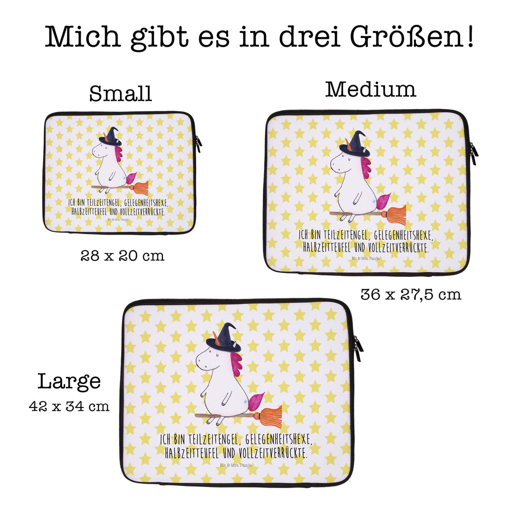 33 x 42 Notebook Tasche Einhorn Hexe Notebook Tasche, Laptop, Computertasche, Tasche, Schutzhülle, Einhorn, Einhörner, Einhorn Deko, Pegasus, Unicorn, Frau, Ehefrau, Hexe, Teufel, Engel, Verrückte, Freundin, Leben, Zicke