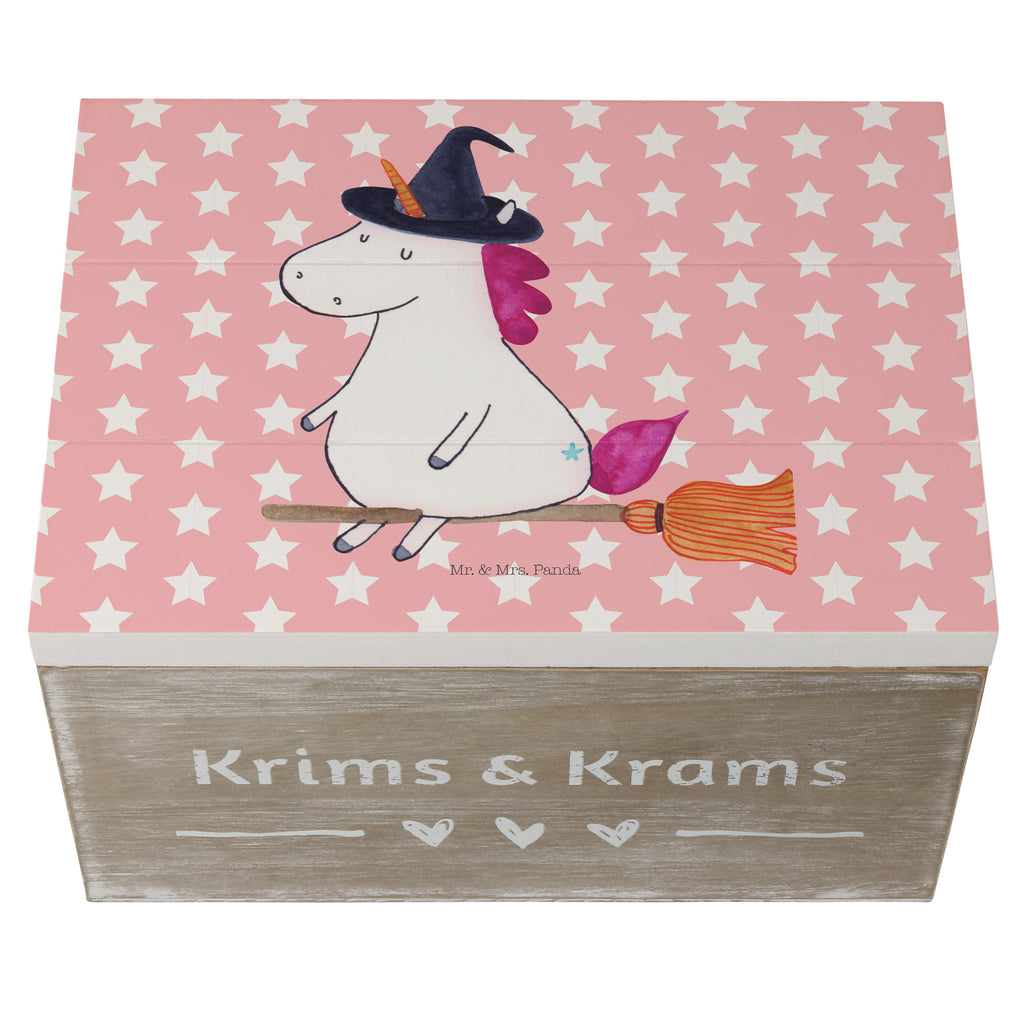 Holzkiste Einhorn Hexe Holzkiste, Kiste, Schatzkiste, Truhe, Schatulle, XXL, Erinnerungsbox, Erinnerungskiste, Dekokiste, Aufbewahrungsbox, Einhorn, Einhörner, Einhorn Deko, Pegasus, Unicorn, Frau, Ehefrau, Hexe, Teufel, Engel, Verrückte, Freundin, Leben, Zicke