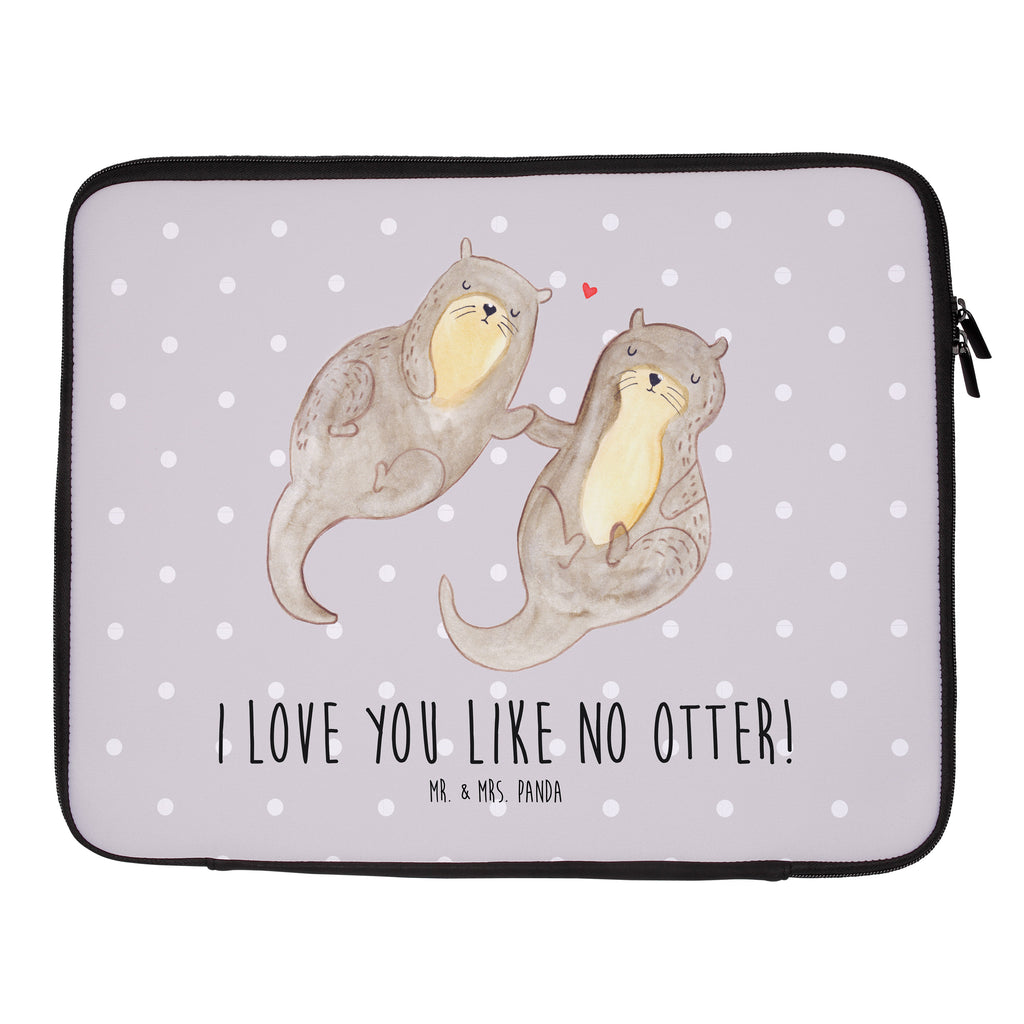 27 x 36 Notebook Tasche  Otter händchenhaltend Notebook Tasche, Laptop, Computertasche, Tasche, Damen, Schutzhülle, Otter, Fischotter, Seeotter, Otter Seeotter See Otter