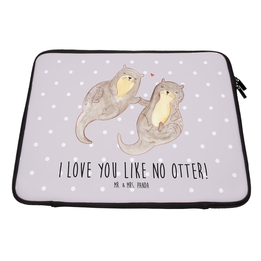 27 x 36 Notebook Tasche  Otter händchenhaltend Notebook Tasche, Laptop, Computertasche, Tasche, Damen, Schutzhülle, Otter, Fischotter, Seeotter, Otter Seeotter See Otter