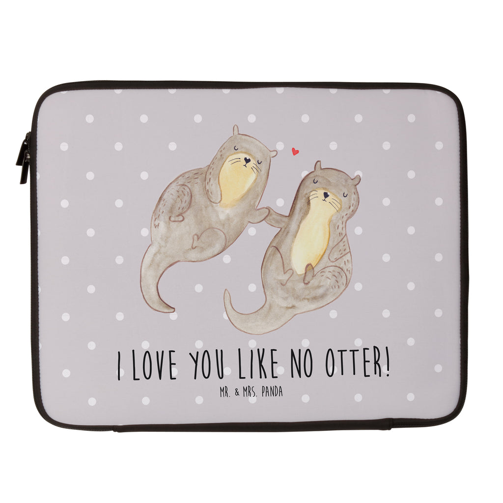 27 x 36 Notebook Tasche  Otter händchenhaltend Notebook Tasche, Laptop, Computertasche, Tasche, Damen, Schutzhülle, Otter, Fischotter, Seeotter, Otter Seeotter See Otter
