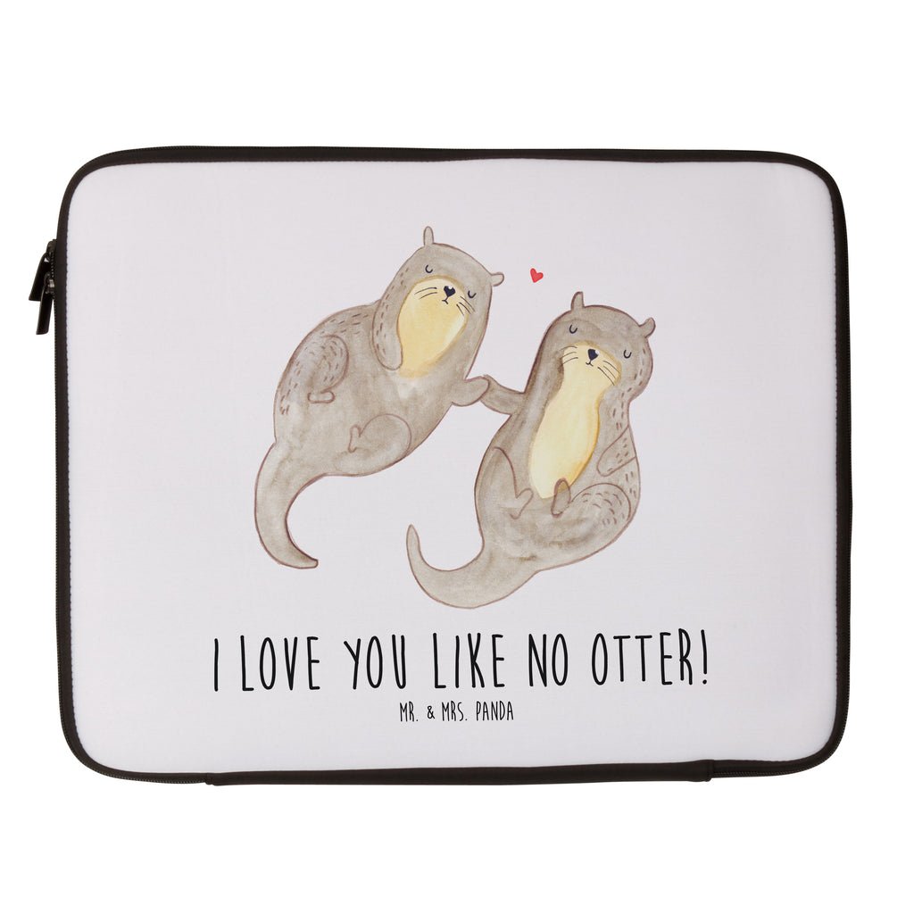 27 x 36 Notebook Tasche  Otter händchenhaltend Notebook Tasche, Laptop, Computertasche, Tasche, Damen, Schutzhülle, Otter, Fischotter, Seeotter, Otter Seeotter See Otter