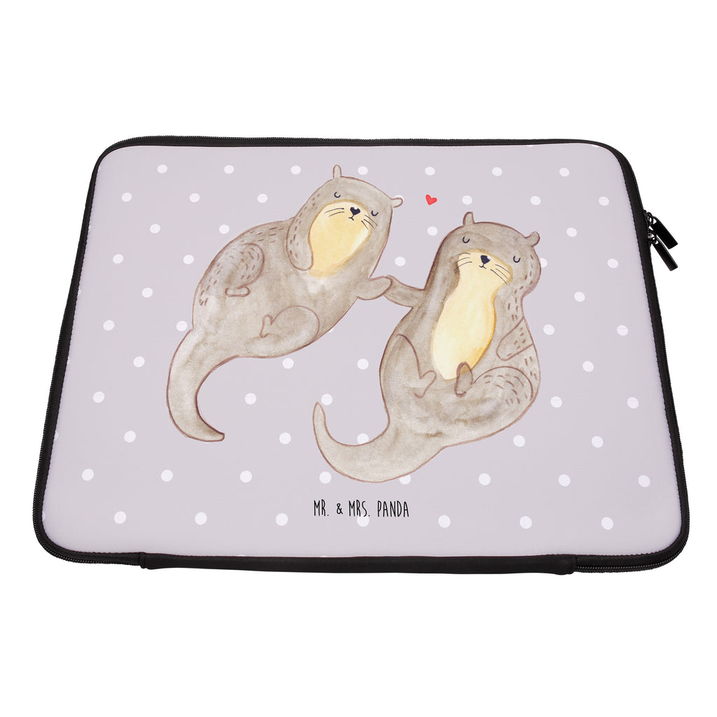 27 x 36 Notebook Tasche  Otter händchenhaltend Notebook Tasche, Laptop, Computertasche, Tasche, Damen, Schutzhülle, Otter, Fischotter, Seeotter, Otter Seeotter See Otter