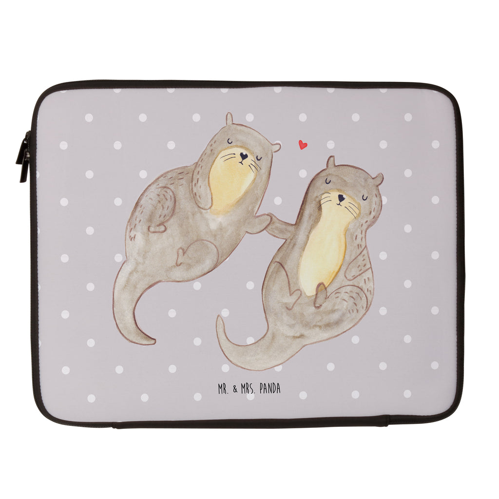 27 x 36 Notebook Tasche  Otter händchenhaltend Notebook Tasche, Laptop, Computertasche, Tasche, Damen, Schutzhülle, Otter, Fischotter, Seeotter, Otter Seeotter See Otter