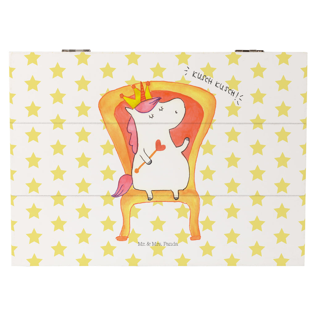 Holzkiste Einhorn König Holzkiste, Kiste, Schatzkiste, Truhe, Schatulle, XXL, Erinnerungsbox, Erinnerungskiste, Dekokiste, Aufbewahrungsbox, Einhorn, Einhörner, Einhorn Deko, Pegasus, Unicorn, König, Präsident, Bundeskanzler, Herrscher, Kaiser, Prinzessin, Krone