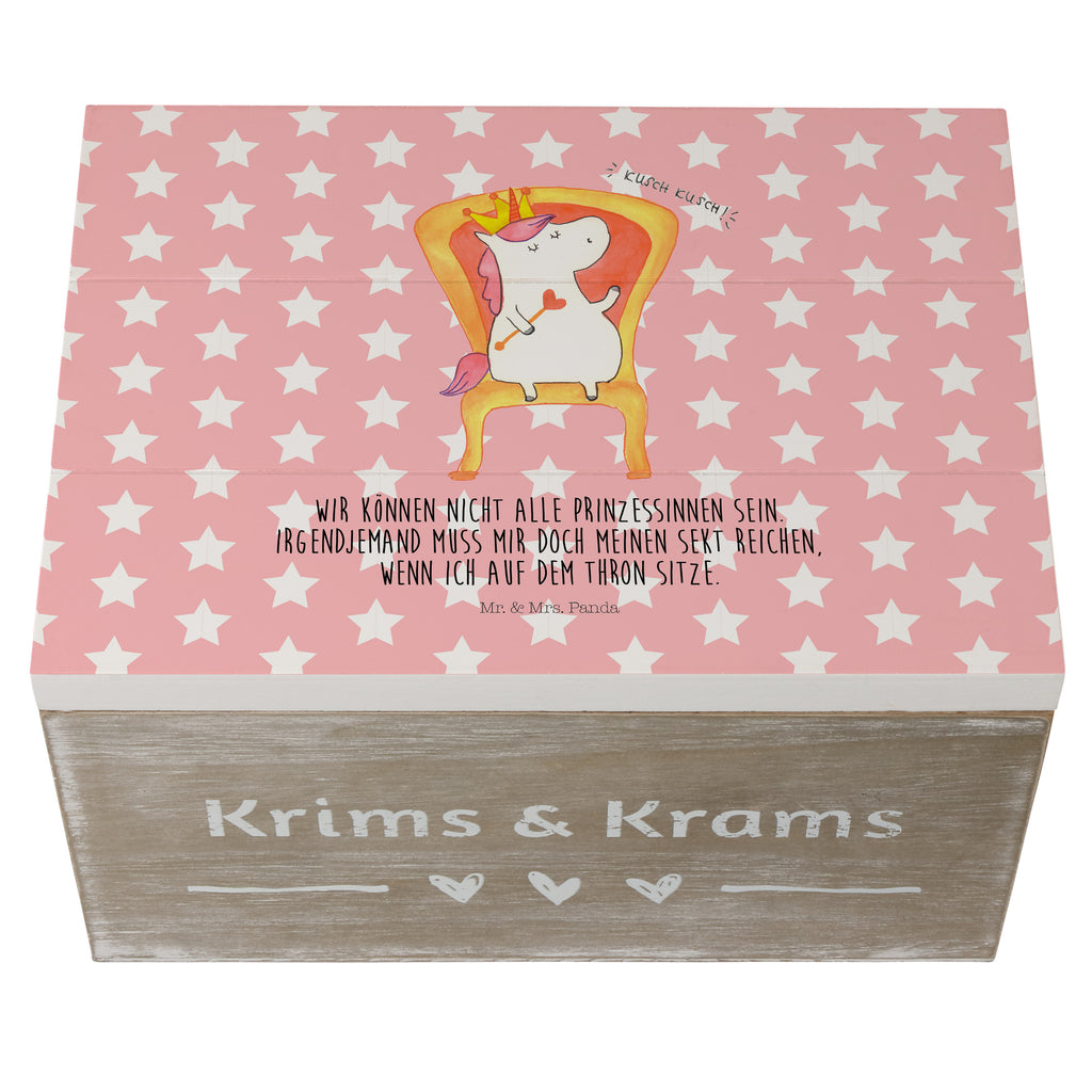 Holzkiste Einhorn König Holzkiste, Kiste, Schatzkiste, Truhe, Schatulle, XXL, Erinnerungsbox, Erinnerungskiste, Dekokiste, Aufbewahrungsbox, Einhorn, Einhörner, Einhorn Deko, Pegasus, Unicorn, König, Präsident, Bundeskanzler, Herrscher, Kaiser, Prinzessin, Krone