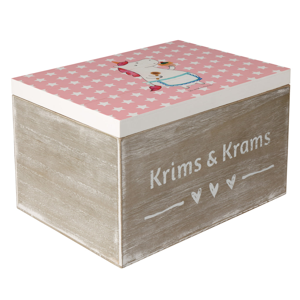 Holzkiste Einhorn Küchenfee Holzkiste, Kiste, Schatzkiste, Truhe, Schatulle, XXL, Erinnerungsbox, Erinnerungskiste, Dekokiste, Aufbewahrungsbox, Einhorn, Einhörner, Einhorn Deko, Pegasus, Unicorn, backen, Muffin, Motivation, Träumer, träumen, Bäckerin, Hobbykoch, Koch, Torte, Kuchen