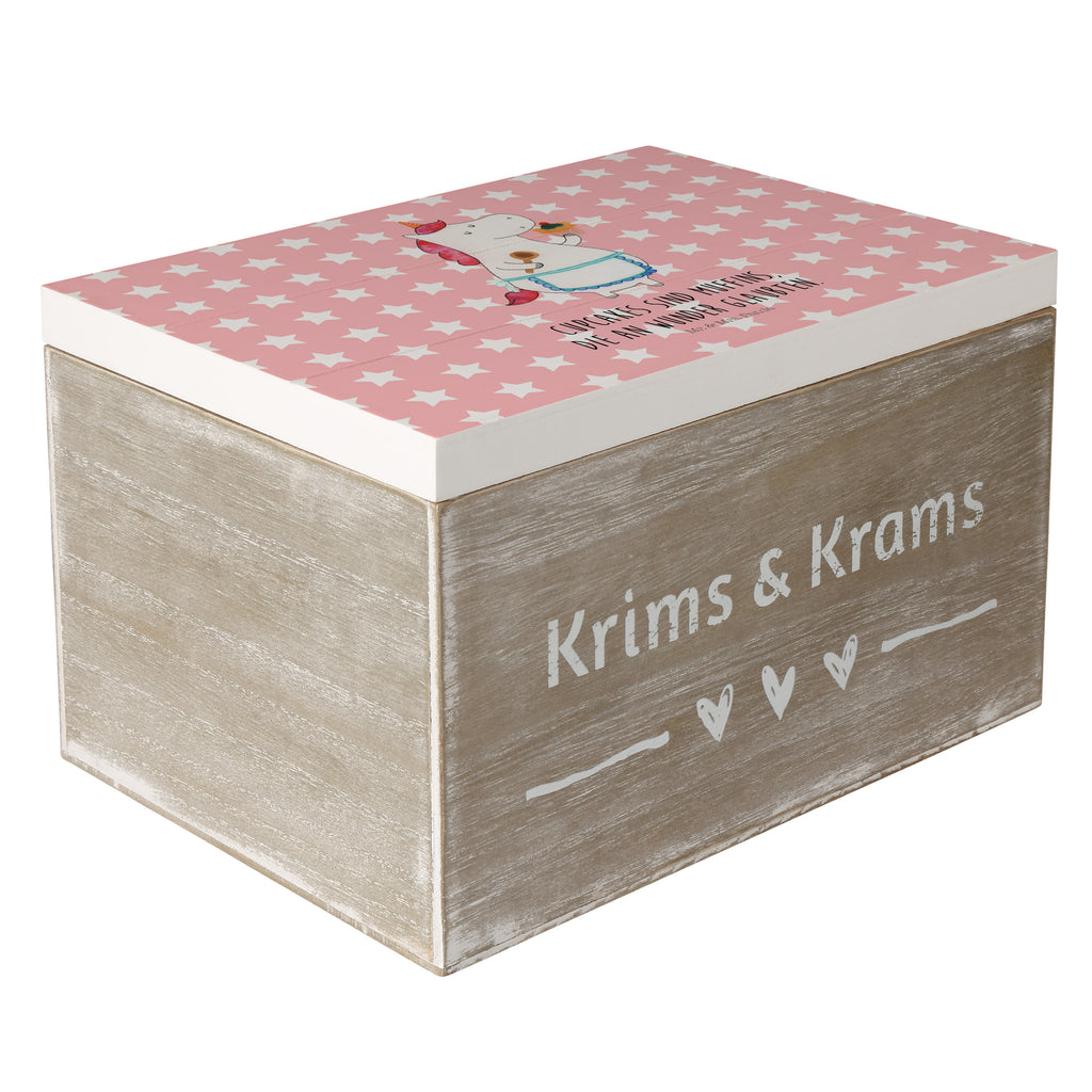 Holzkiste Einhorn Küchenfee Holzkiste, Kiste, Schatzkiste, Truhe, Schatulle, XXL, Erinnerungsbox, Erinnerungskiste, Dekokiste, Aufbewahrungsbox, Einhorn, Einhörner, Einhorn Deko, Pegasus, Unicorn, backen, Muffin, Motivation, Träumer, träumen, Bäckerin, Hobbykoch, Koch, Torte, Kuchen