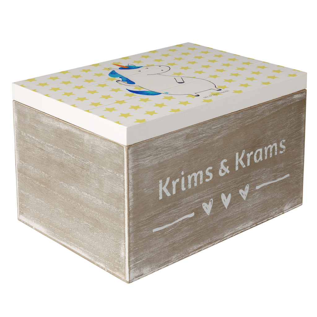 Holzkiste Einhorn Mann Holzkiste, Kiste, Schatzkiste, Truhe, Schatulle, XXL, Erinnerungsbox, Erinnerungskiste, Dekokiste, Aufbewahrungsbox, Einhorn, Einhörner, Einhorn Deko, Pegasus, Unicorn, cool, Mann, Freundin, Familie, bester Freund, BFF, Party, hübsch, beste