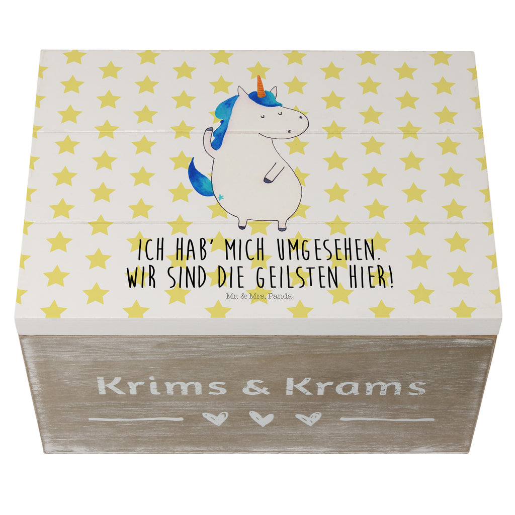 Holzkiste Einhorn Mann Holzkiste, Kiste, Schatzkiste, Truhe, Schatulle, XXL, Erinnerungsbox, Erinnerungskiste, Dekokiste, Aufbewahrungsbox, Einhorn, Einhörner, Einhorn Deko, Pegasus, Unicorn, cool, Mann, Freundin, Familie, bester Freund, BFF, Party, hübsch, beste