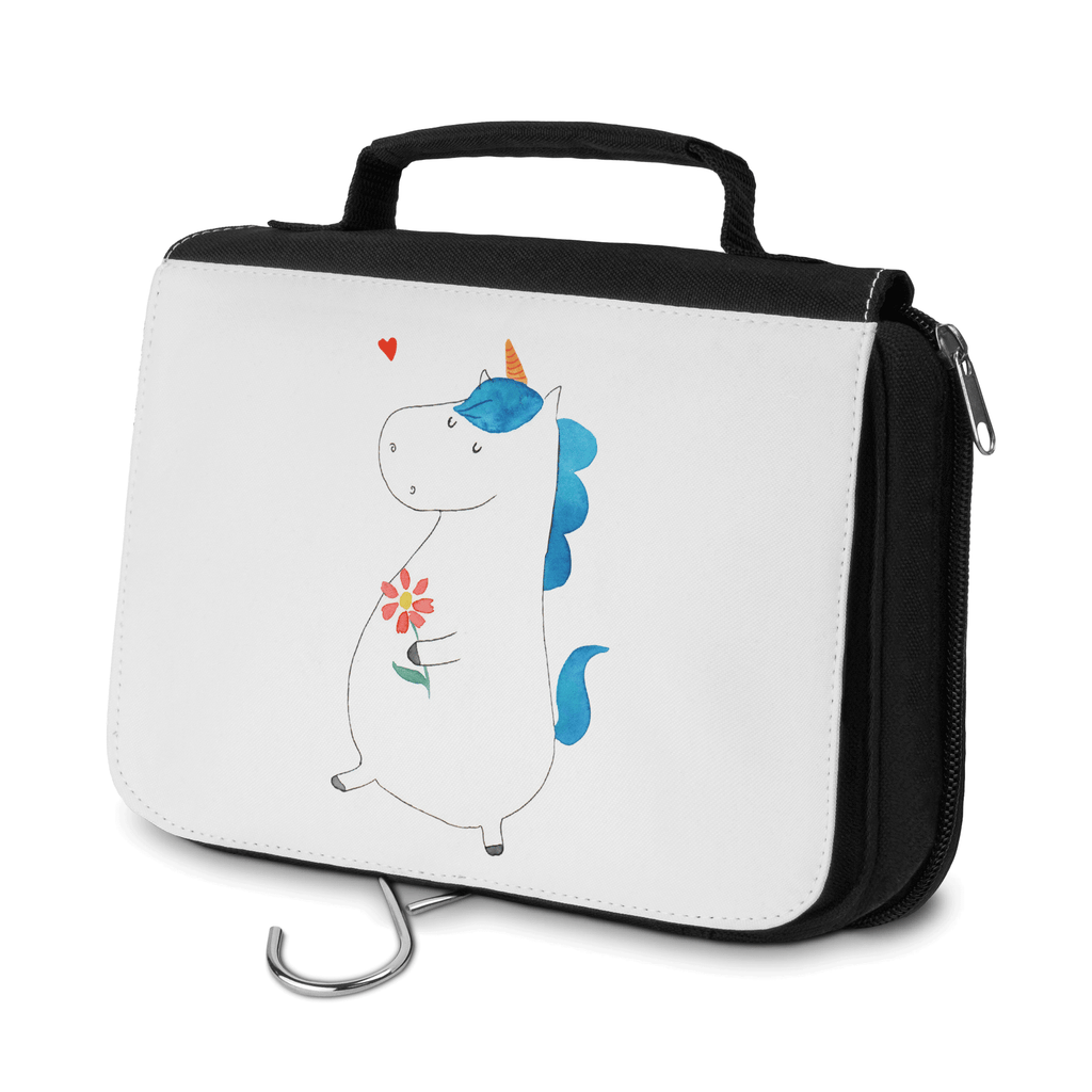 Kulturbeutel Einhorn Spaziergang Kulturbeutel, Zum Aufhängen, Waschtasche, Kosmetiktasche, Damen, Herren, Aufbewahrungstasche, Schminktasche, Kosmetikbeutel, Organizer, Kulturtasche, Schminkutensil, Einhorn, Einhörner, Einhorn Deko, Pegasus, Unicorn, Glitzer, Blumen, Spaziergang, Motivation, Gute Laune, Freude, Freundin, Mutter, Schwester