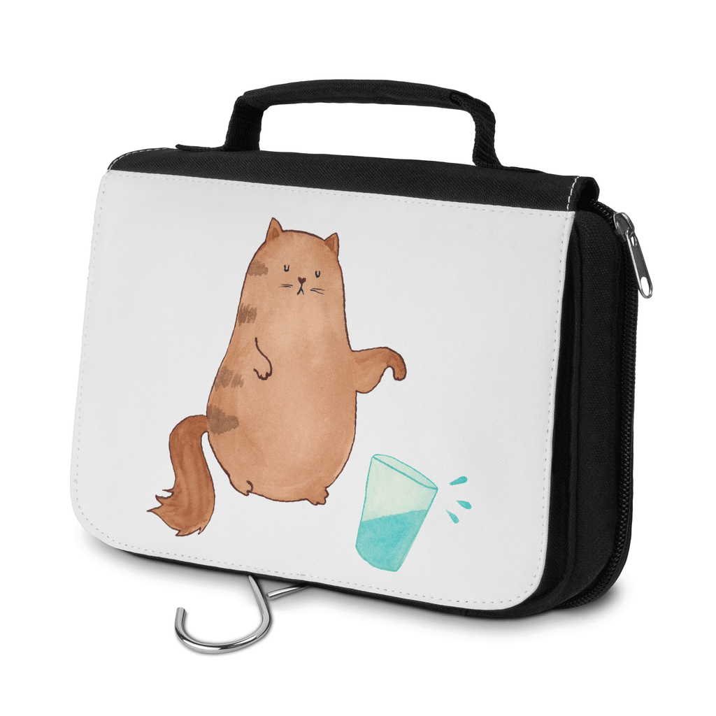 Kulturbeutel Katze Wasserglas Kulturbeutel, Zum Aufhängen, Waschtasche, Kosmetiktasche, Damen, Herren, Aufbewahrungstasche, Schminktasche, Kosmetikbeutel, Organizer, Kulturtasche, Schminkutensil, Katze, Katzenmotiv, Katzenfan, Katzendeko, Katzenfreund, Katzenliebhaber, Katzenprodukte, Katzenartikel, Katzenaccessoires, Katzensouvenirs, Katzenliebhaberprodukte, Katzenmotive, Katzen, Kater, Mietze, Cat, Cats, Katzenhalter, Katzenbesitzerin, Haustier, Wasser, Glas