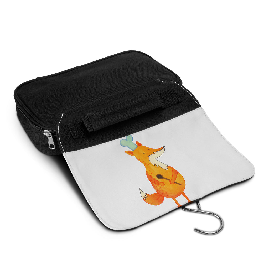Kulturbeutel Fuchs Koch Kulturbeutel, Zum Aufhängen, Waschtasche, Kosmetiktasche, Damen, Herren, Aufbewahrungstasche, Schminktasche, Kosmetikbeutel, Organizer, Kulturtasche, Schminkutensil, Fuchs, Füchse, Koch Geschenk, Küche Spruch, Küche Deko, Köche, Bäcker, Party Spruch, Spruch lustig, witzig