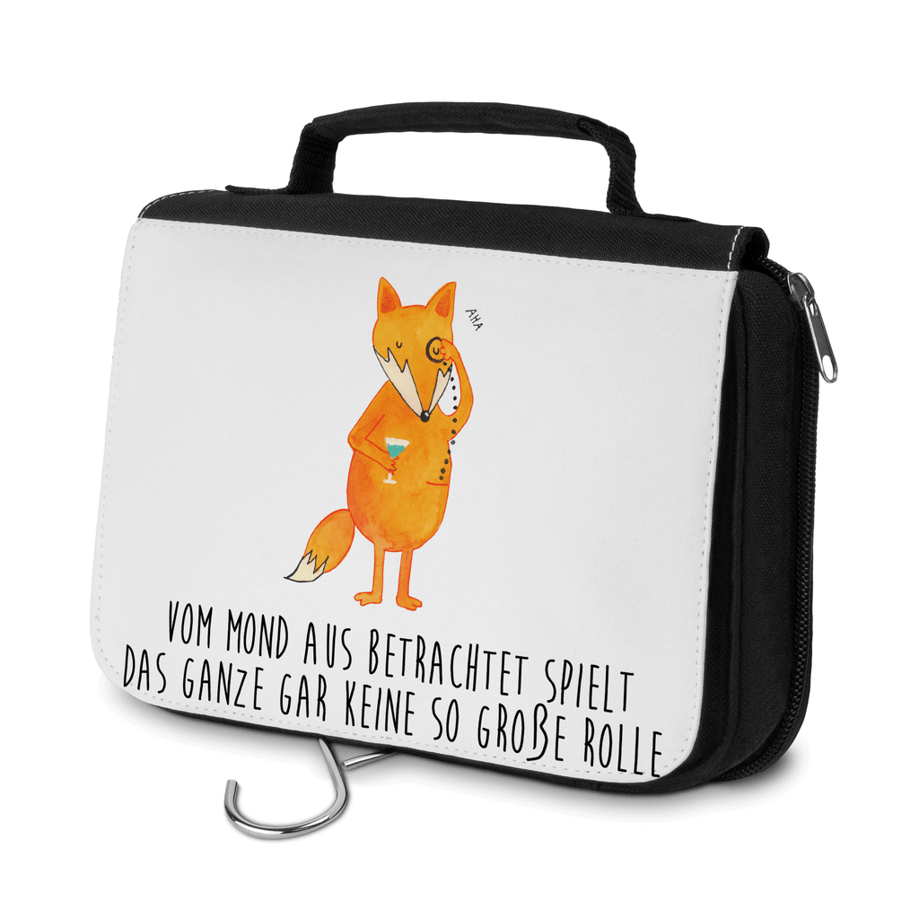 Kulturbeutel Fuchs Lord Kulturbeutel, Zum Aufhängen, Waschtasche, Kosmetiktasche, Damen, Herren, Aufbewahrungstasche, Schminktasche, Kosmetikbeutel, Organizer, Kulturtasche, Schminkutensil, Fuchs, Füchse, tröstende Worte, Spruch lustig, Liebeskummer Geschenk, Motivation Spruch, Problemlösung