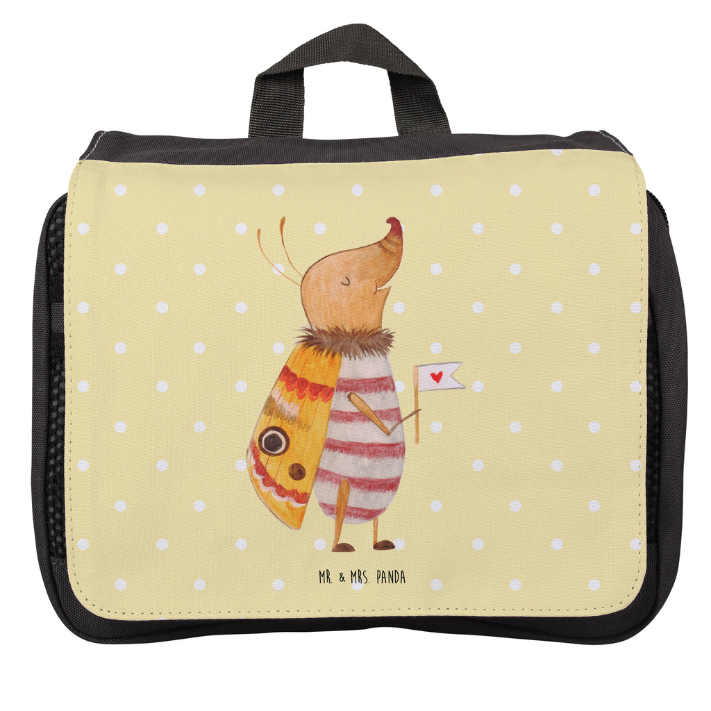 Kulturbeutel Nachtfalter mit Fähnchen Kulturbeutel, Zum Aufhängen, Waschtasche, Kosmetiktasche, Damen, Herren, Aufbewahrungstasche, Schminktasche, Kosmetikbeutel, Organizer, Kulturtasche, Schminkutensil, Tiermotive, Gute Laune, lustige Sprüche, Tiere, Nachtfalter, Käfer, Spruch lustig, Spruch witzig, süß, niedlich, Küche Deko, Was kostet die Welt