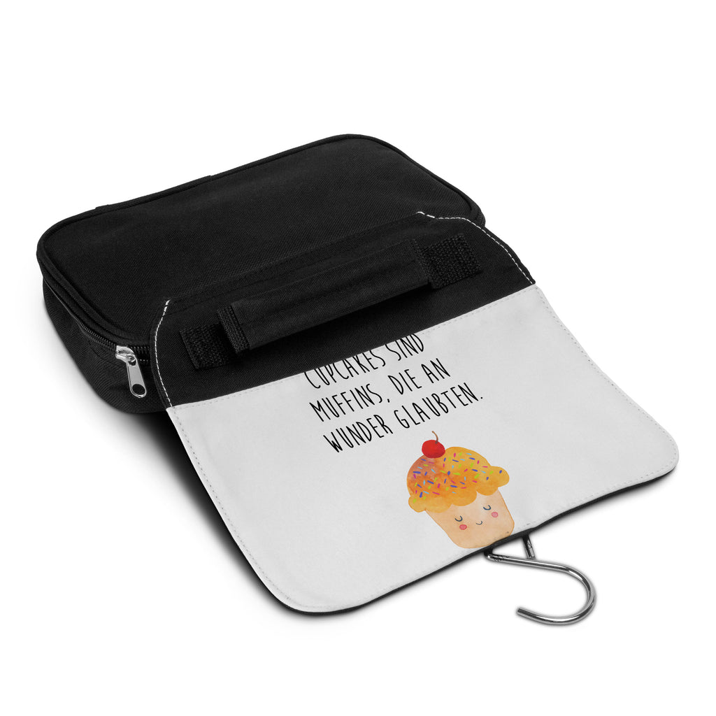 Kulturbeutel Cupcake Kulturbeutel, Zum Aufhängen, Waschtasche, Kosmetiktasche, Damen, Herren, Aufbewahrungstasche, Schminktasche, Kosmetikbeutel, Organizer, Kulturtasche, Schminkutensil, Tiermotive, Gute Laune, lustige Sprüche, Tiere, Cupcakes, Muffin, Wunder, Küche Deko, Küche Spruch, Backen Geschenk, Geschenk Koch, Motivation Sprüche
