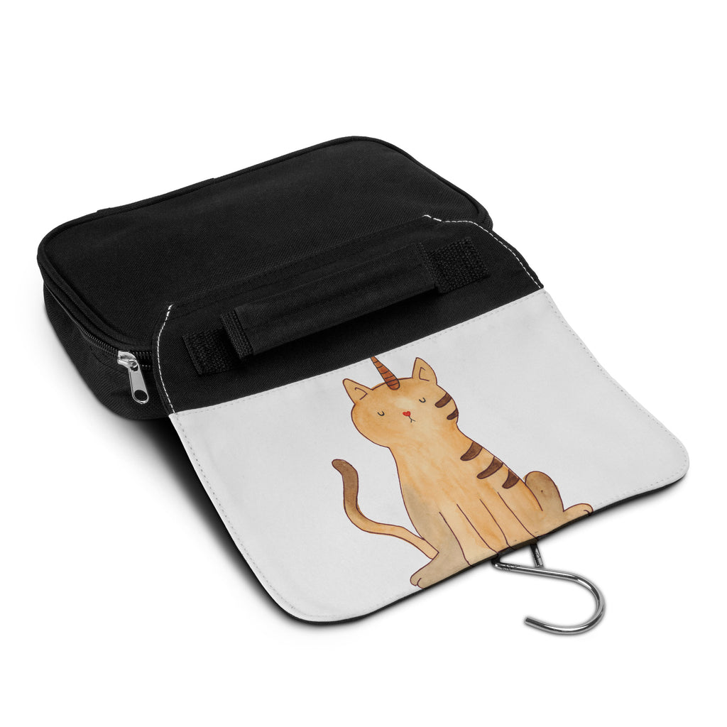 Kulturbeutel Einhorn Katze Kulturbeutel, Zum Aufhängen, Waschtasche, Kosmetiktasche, Damen, Herren, Aufbewahrungstasche, Schminktasche, Kosmetikbeutel, Organizer, Kulturtasche, Schminkutensil, Einhorn, Einhörner, Einhorn Deko, Pegasus, Unicorn, Katzer, Mieze, Regenbogen, Glitzer, Einhornpower, Erwachsenwerden, Katze, Katzenhorn, Einhornkatze, Kittyhorn