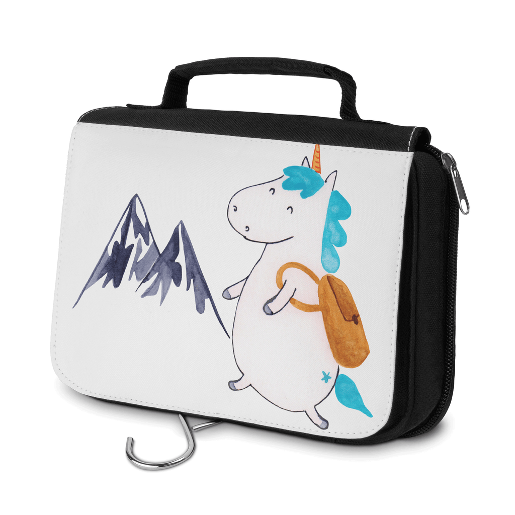 Kulturbeutel Einhorn Bergsteiger Kulturbeutel, Zum Aufhängen, Waschtasche, Kosmetiktasche, Damen, Herren, Aufbewahrungstasche, Schminktasche, Kosmetikbeutel, Organizer, Kulturtasche, Schminkutensil, Einhorn, Einhörner, Einhorn Deko, Pegasus, Unicorn, Bergsteiger, Abenteuer, Berge, Abenteurer, Weltenbummler, Weltreise, Reisen, Urlaub, Entdecker